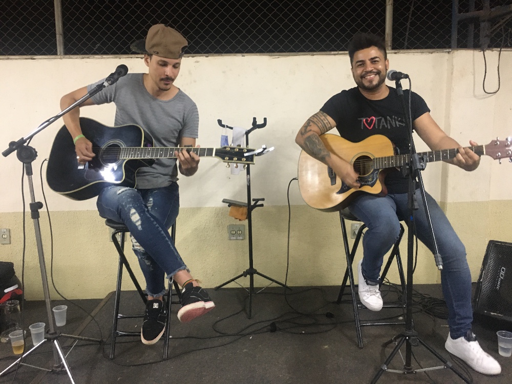 Cantores do evento 